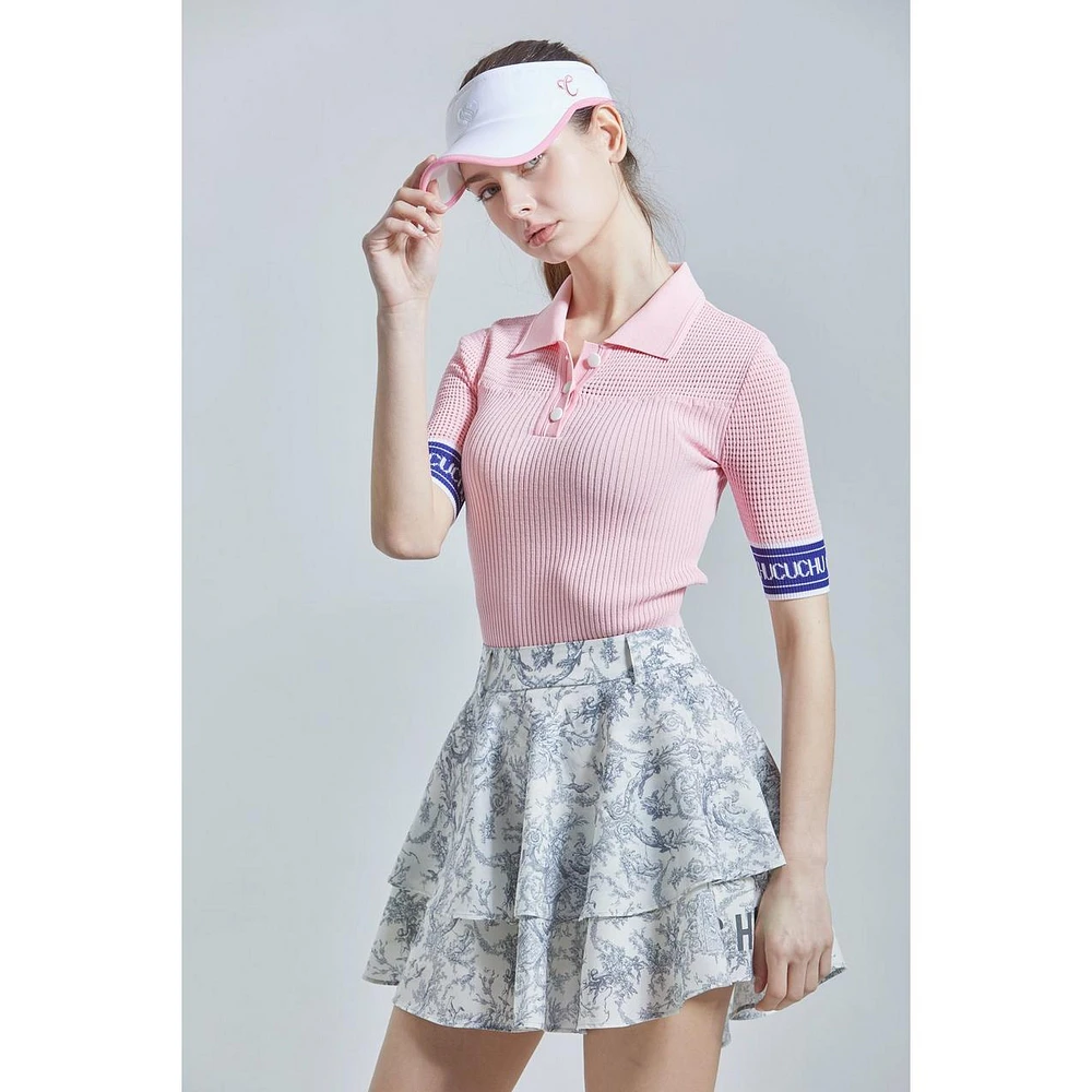 Women's Flower Print Flow Skirt