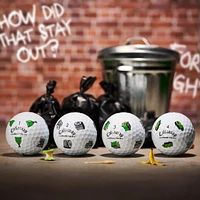 Limited Edition - Chrome Tour Truvis Golf Balls - Trash Talk Pack