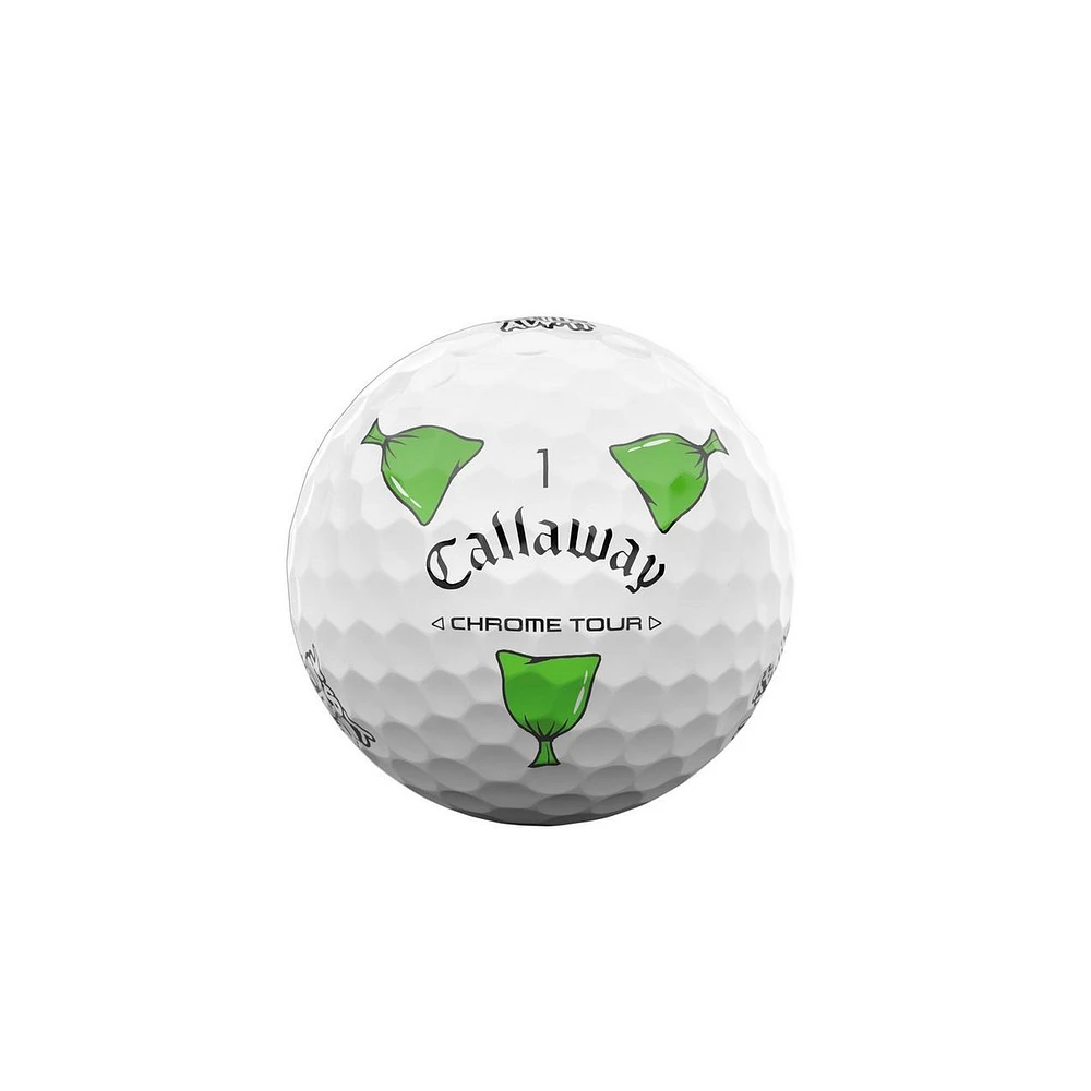 Limited Edition - Chrome Tour Truvis Golf Balls - Trash Talk Pack