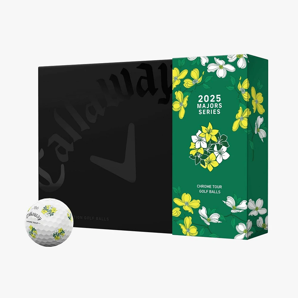 Limited Edition - Chrome Tour Truvis Golf Balls - April Major