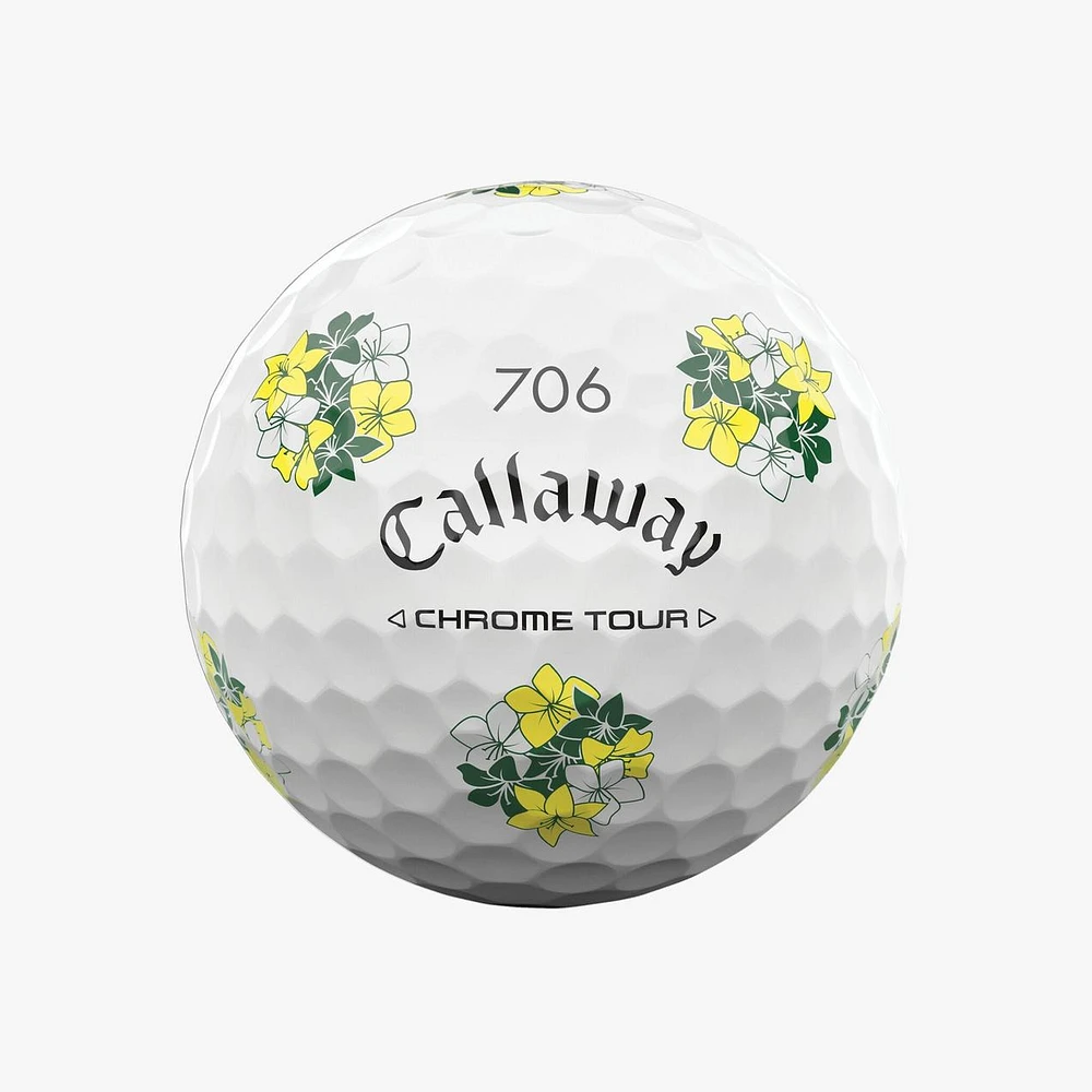 Limited Edition - Chrome Tour Truvis Golf Balls - April Major