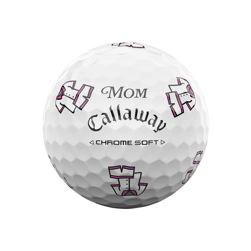 Limited Edition - Chrome Soft Truvis Golf Balls - Mothers Day