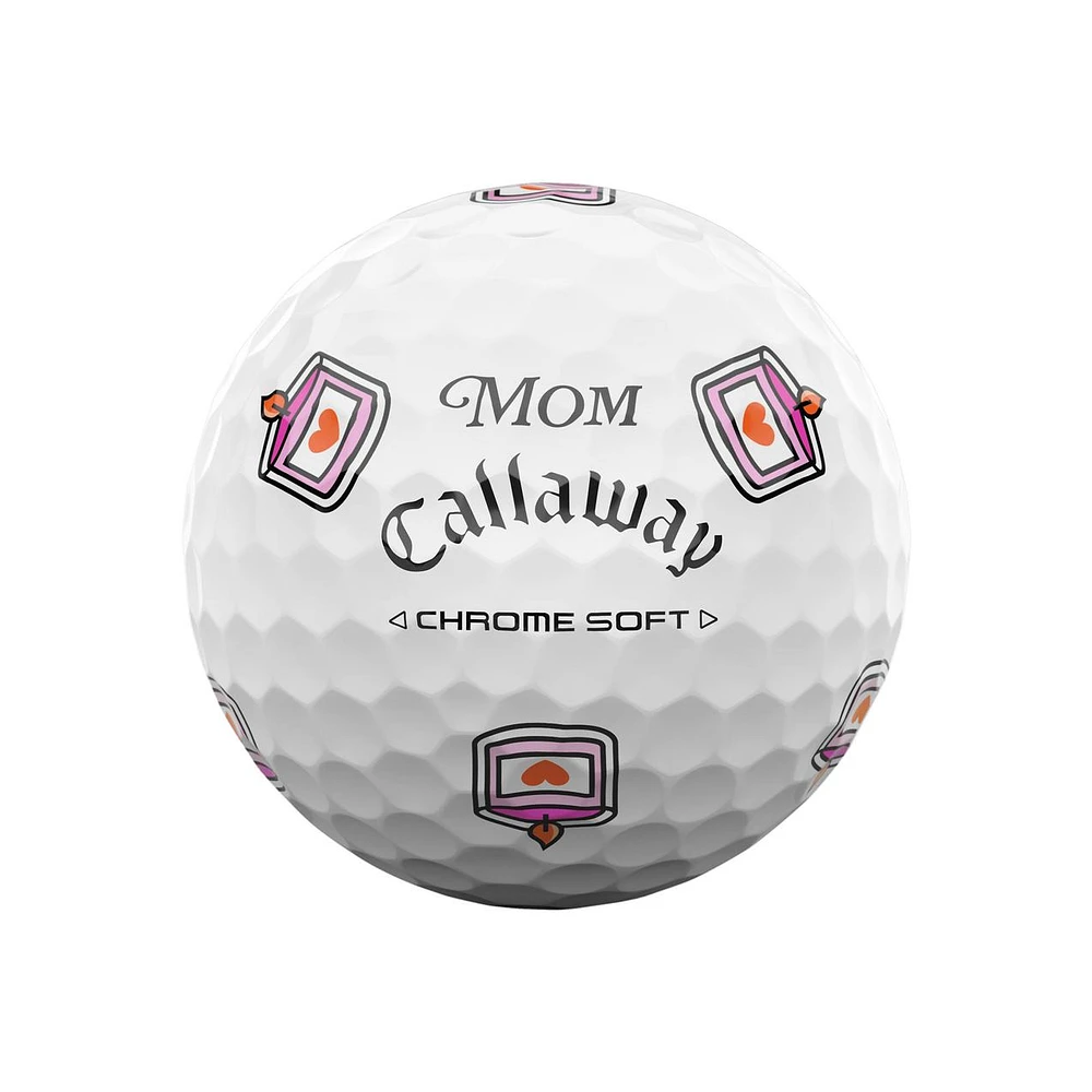 Limited Edition - Chrome Soft Truvis Golf Balls - Mothers Day