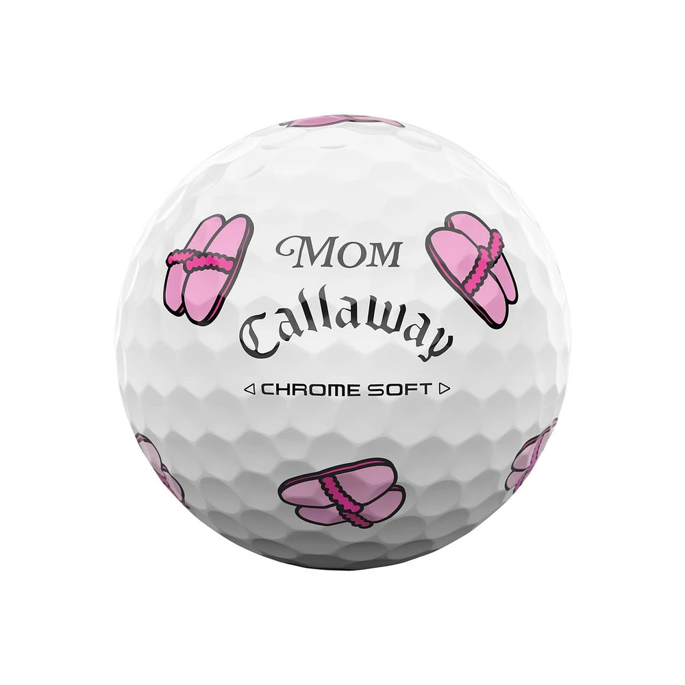Limited Edition - Chrome Soft Truvis Golf Balls - Mothers Day