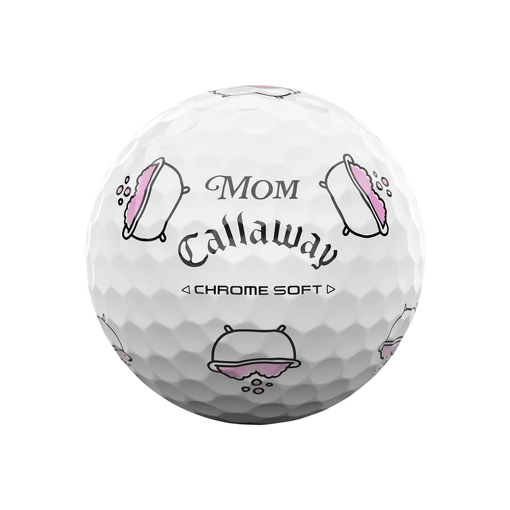 Limited Edition - Chrome Soft Truvis Golf Balls - Mothers Day