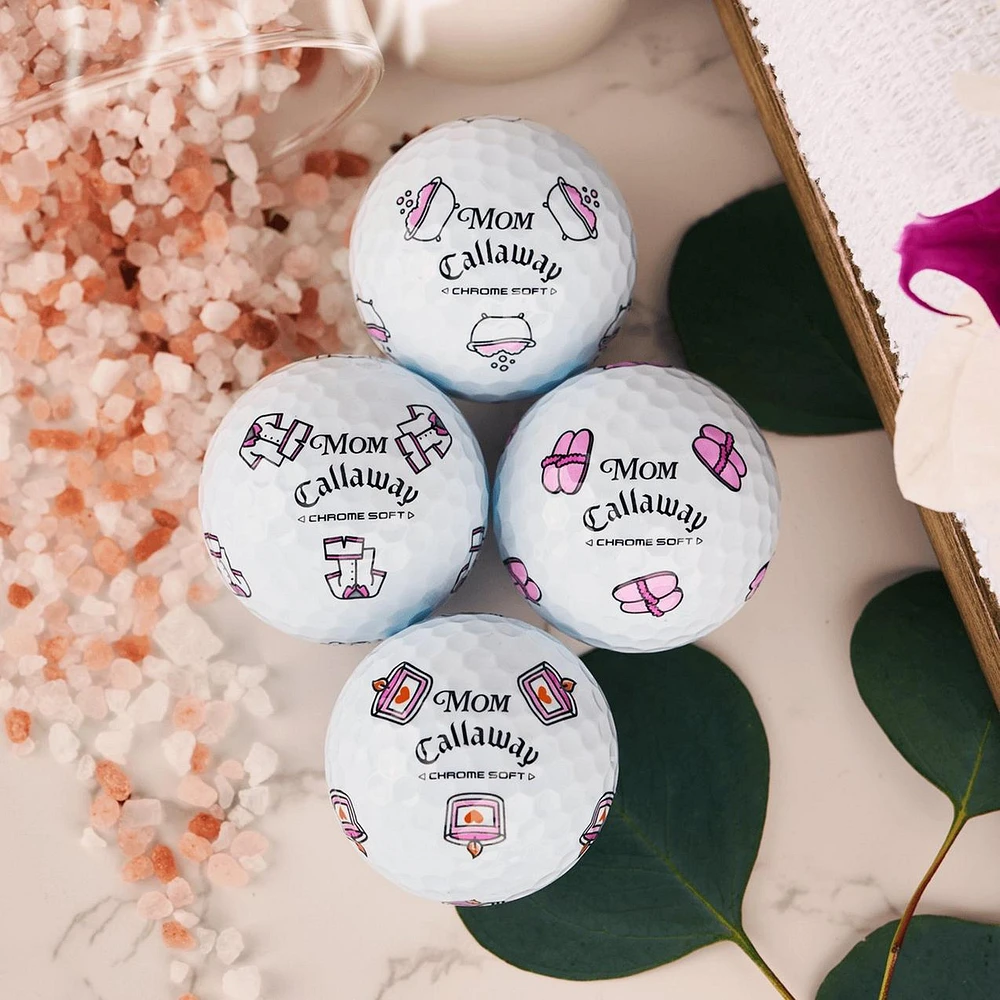 Limited Edition - Chrome Soft Truvis Golf Balls - Mothers Day