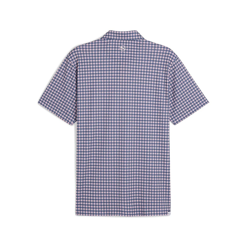 Men's Pique Tie Short Sleeve Polo