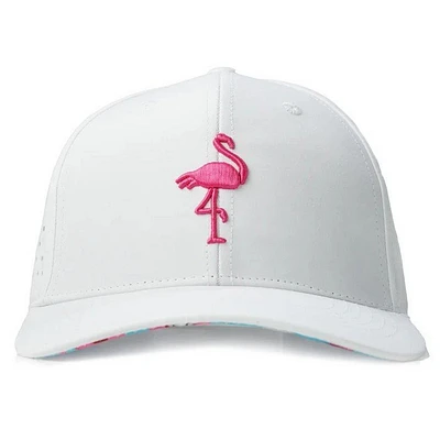 Men's Flamingo Pool Party Cap - White