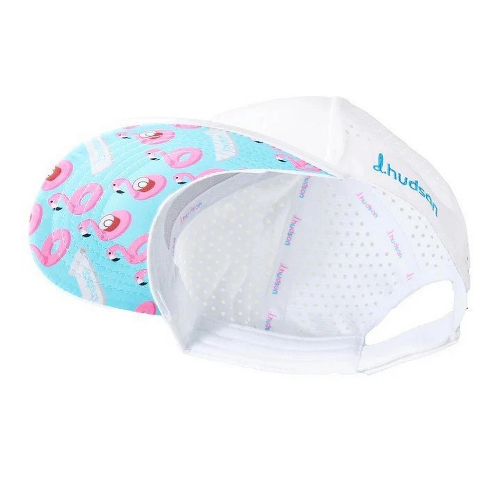 Men's Flamingo Pool Party Cap - White