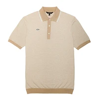 Men's Union Recycled Rib Knit Stripe Polo