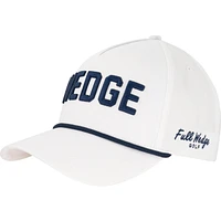 Men's White Wedge Cap