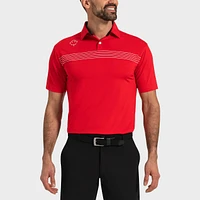 Men's Canada Engineered Stripe Short Sleeve Polo
