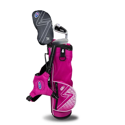 UL7 Junior 39 Inch 3-Piece Pink Carry Bag Package Set