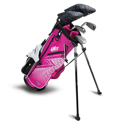 UL7 Junior 51 Inch 5-Piece Pink Stand Bag Package Set