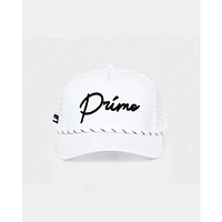 Men's White Cursive Hat