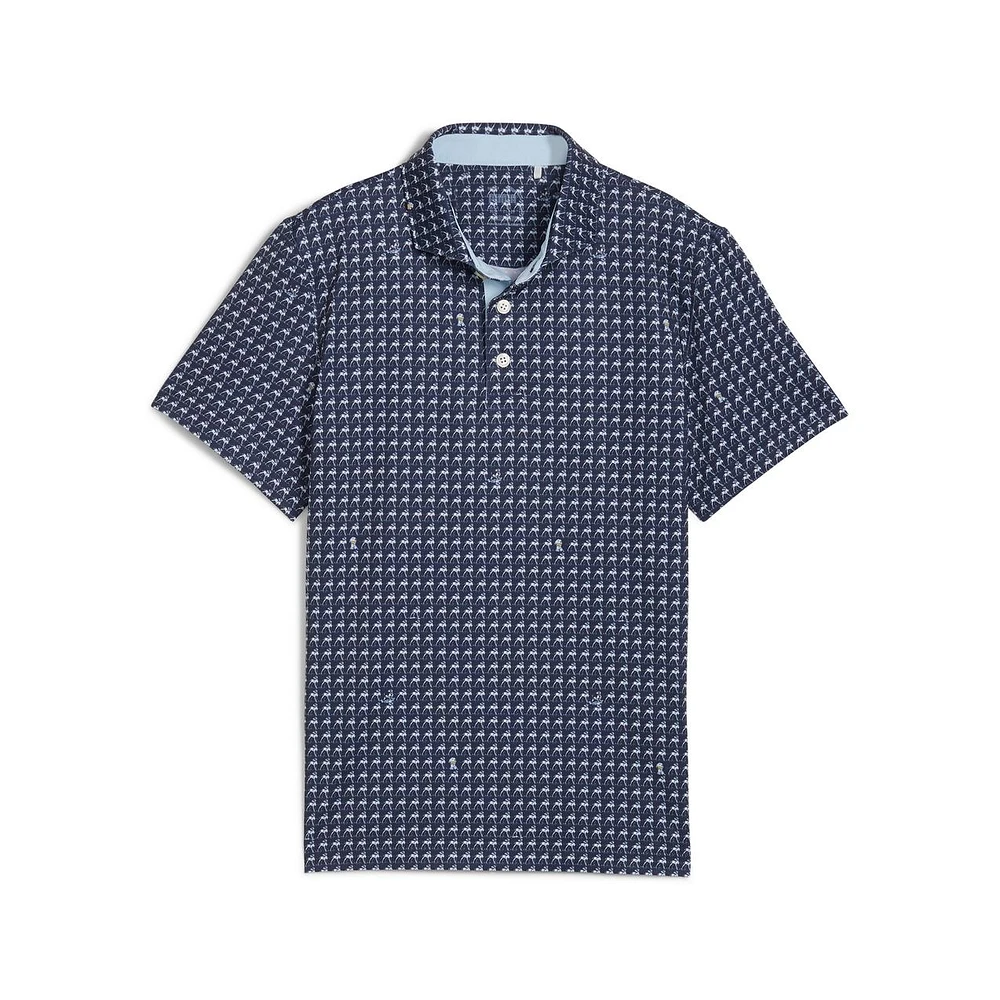 Boy's MATTR Pup Golf Short Sleeve Polo