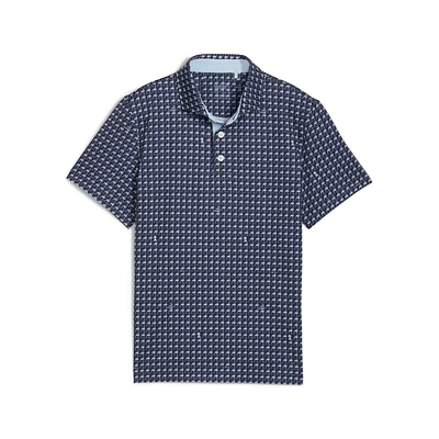 Boy's MATTR Pup Golf Short Sleeve Polo