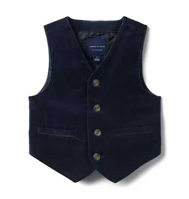 Velvet Suit Vest