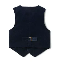 Velvet Suit Vest