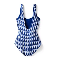 Dawne Florine Women's Reversible Tile Print Swimsuit