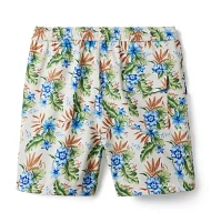 Dawne Florine Men's Tropical Floral Swim Trunk