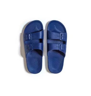 Freedom Moses Teen Navy Slides