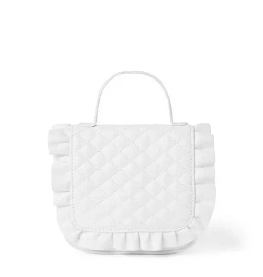 Quilted Ruffle Purse