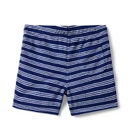 Striped Terry Pull-On Short