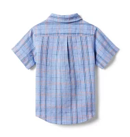 The Plaid Linen-Cotton Shirt