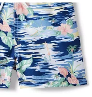 Recycled Island Hibiscus Swim Trunk