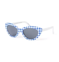 Gingham Cat Eye Sunglasses