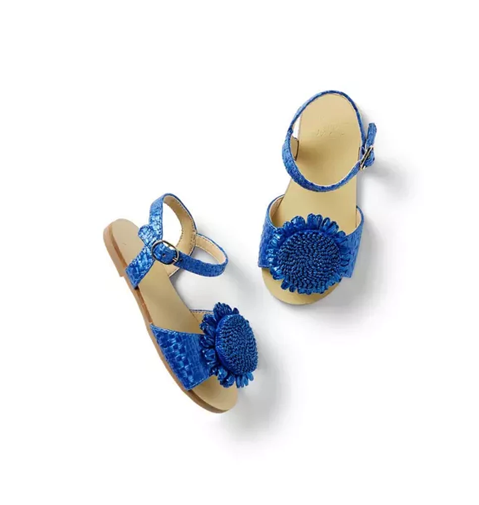 Woven Flower Sandal