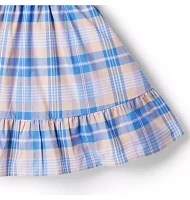 The Emily Plaid Smocked Sundress