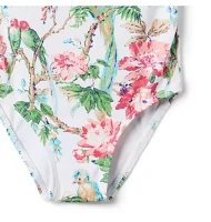 Recycled Tropical Floral Swimsuit