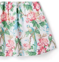 Tropical Floral Smocked Sundress