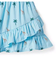 Giraffe Palm Sundress