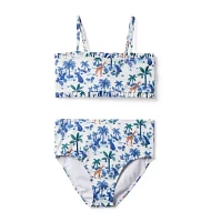 Safari Toile Recycled 2-Piece Swimsuit