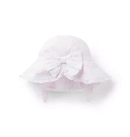 Baby Bunny Toile Sun Hat