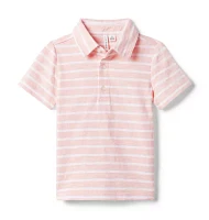 The Striped Slub Polo