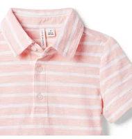 The Striped Slub Polo