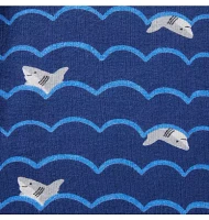 Good Night Short Pajamas Shark Waves