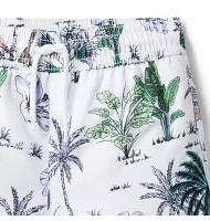 Recycled Tropical Flamingo Swim Trunk