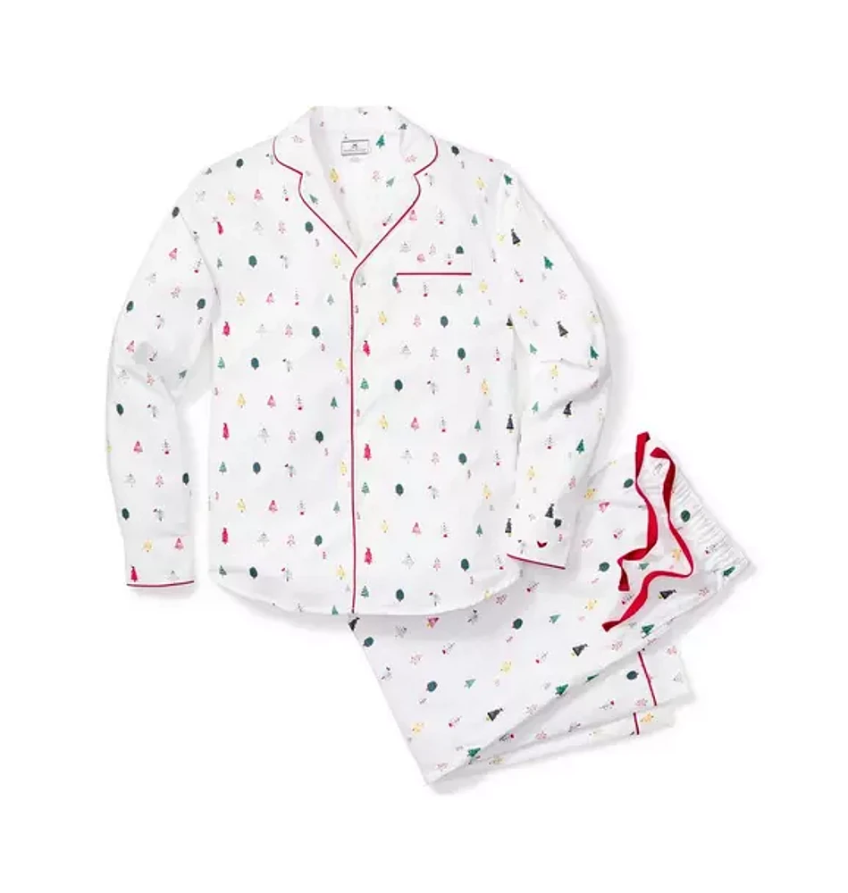 Petite Plume Men's Merry Trees Pajama Set