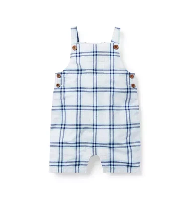 Baby Madras Plaid Overall