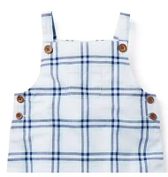 Baby Madras Plaid Overall