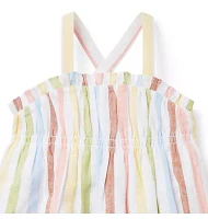 Baby Striped Linen-Cotton Romper