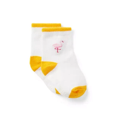 Baby Flamingo Sock