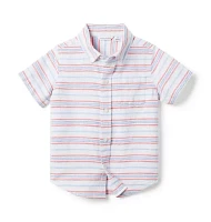 The Striped Linen-Cotton Shirt