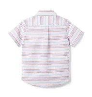 The Striped Linen-Cotton Shirt