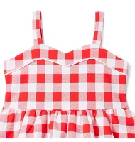 Gingham Ponte Dress